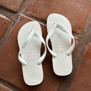 Havaianas White Top Classic Flip Flip